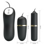 Виброяйцо-электростимулятор Pretty Love Double Vibro-Bullets, BI-014878