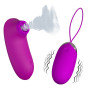 Комплект з віброяйця та вакуумного стимулятора Pretty Love ORTHUS Multifunctional 2 in 1, BI-014901W
