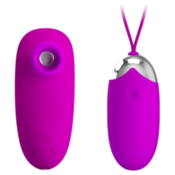 Комплект з віброяйця та вакуумного стимулятора Pretty Love ORTHUS Multifunctional 2 in 1, BI-014901W