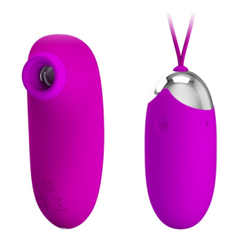 Комплект з віброяйця та вакуумного стимулятора Pretty Love ORTHUS Multifunctional 2 in 1, BI-014901W