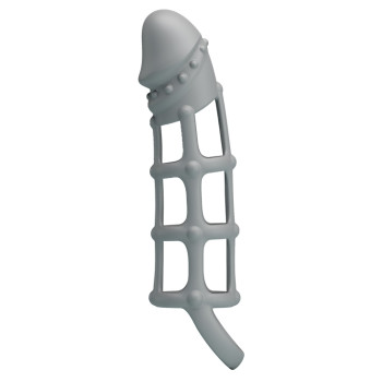Ажурная насадка Penis Sleeve With Ball Strap