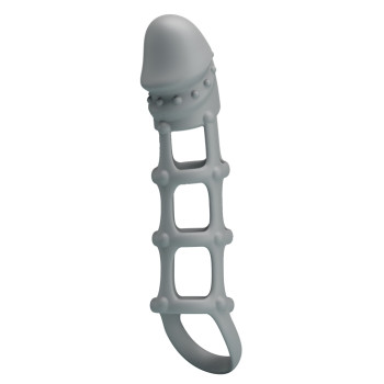 Ажурная насадка Penis Sleeve With Ball Strap