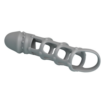 Ажурная насадка Penis Sleeve With Ball Strap