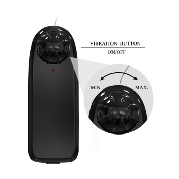 Мастурбатор двома входами та вібрацією GRACES Vibrating Pleasure Ass&Vagina, BM-009141