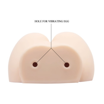 Мастурбатор двома входами та вібрацією GRACES Vibrating Pleasure Ass&Vagina, BM-009141