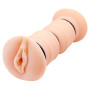 Мастурбатор-вагіна з двома входами та вібрацією CRAZY BULL - EMMA Double Vagina, BM-009148ZH