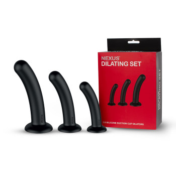 Набор дилдо Nexus Dilating Set (17 см, 15 см, 12,5 см)