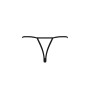 Трусики кружевные с доступом Passion Exclusive VIOLANTE THONG L/XL, black
