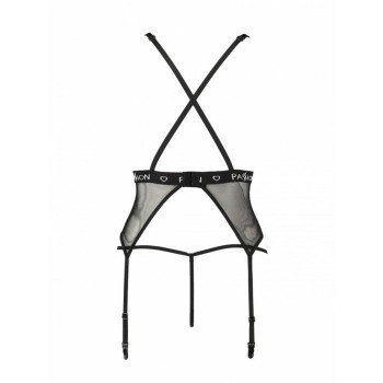 Полупрозрачный корсет Passion Exclusive MIRAJANE CORSET S/M, black