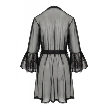 Воздушный пеньюар Passion LOVELIA PEIGNOIR XXL/XXXL, black
