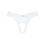 Кружевные танга Obsessive Heavenlly crotchless thong  XL/2XL, с доступом
