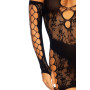 Мінісукня Leg Avenue Mini dress and matching gloves, One Size, чорна, мітенки в комплекті