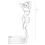Бодистокинг Passion BS056 red, комбинезон, имитация чулок
