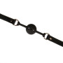 Повітропроникний кляп Liebe Seele Boudoir Amor Ball Gag Black, силіконова кулька, діаметр 4,3 см
