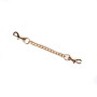 Поножі Liebe Seele Boudoir Amor Ankle Cuffs Black, знімний з’єднувальний ланцюжок