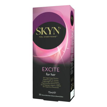 Возбуждающий гель SKYN Excite for her 15 мл, покалывание, эффект тепло-холод, содержит L-аргинин
