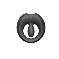 Эрекционное смарт-виброкольцо Zalo Apis Obsidian Black, до 4 часов работы, зарядный кейс