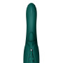 Смарт-вибратор Zalo Ares Turquoise Green, подогрев, 3 мотора, язычок для клитора, стимуляция точки G