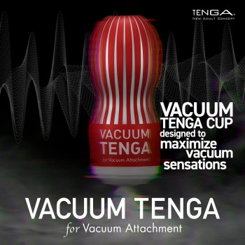Мастурбатор VACUUM TENGA CUP, совместим с насадками Tenga Vacuum Controller I и II, Tenga VACUUM MAX