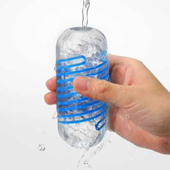 Мастурбатор Tenga Spinner DX 02 Bumps, с упругой стимулирующей спиралью внутри, среднее воздействие