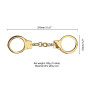 Наручники LOCKINK Pretty-sub Handcuffs, золотисті, металеві, можна відкрити без ключа