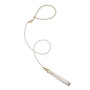 Перлинний набір для фіксації LOCKINK Pearl Bondage & Restraint Set, наручники, поножі, повідець