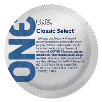 Набір презервативів ONE Classic Select Artist Collection, 100 шт, зі змазкою, паковання-тубус