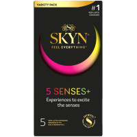 Безлатексні преміум-презервативи SKYN 5 Senses, 5 видів (5 шт)