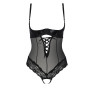 Боди с открытой грудью Passion Exclusive NORTH BODY L/XL, black