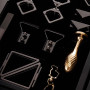 БДСМ-набір LOCKINK All-in-1 BDSM Play Kit, чорний, ремені, маска, кляпи, анальні пробки, свічки