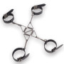 БДСМ-набір LOCKINK Bondage & Restraint Set, чорний, натуральна шкіра, фіксатори, маска, кляп