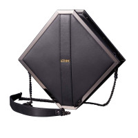 Сумка для секс-іграшок LOCKINK Mysterious Square Kink Bag, чорна, набір для бондажу в комплекті