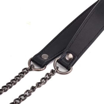 Сумка для секс-іграшок LOCKINK Mysterious Square Kink Bag, чорна, набір для бондажу в комплекті