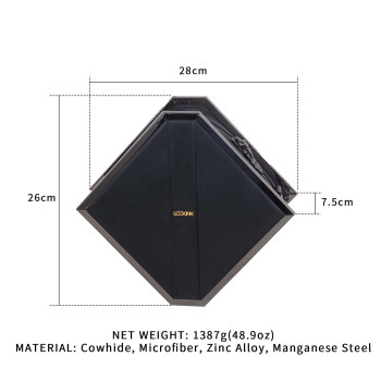 Сумка для секс-іграшок LOCKINK Mysterious Square Kink Bag, чорна, набір для бондажу в комплекті