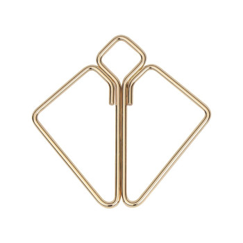 SX0844 Затискачі для сосків з важкою підвіскою LOCKINK Nipple Clamps with Heavy Pendant, золотисті