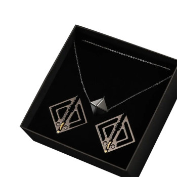 Затискачі для сосків з важкою підвіскою LOCKINK Adjustable Nipple Clamps with Heavy Pendant, під срібло