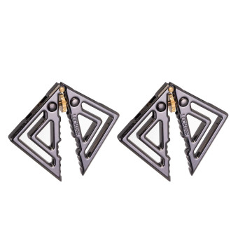 Затискачі для сосків з легкою підвіскою LOCKINK Adjustable Nipple Clamps with Light Pendant, сріблясті