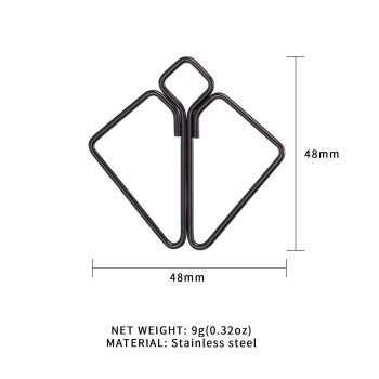 Затискачі для сосків LOCKINK Minimalism Nipple Clamps, сріблясті