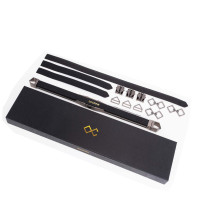 Фиксатор-распорка LOCKINK Adjustable Spreader Bar Set, черный, кожаный, ремни для шеи, рук/ног