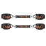 БДСМ-набір LOCKINK The Flowering Serpent Bondage Set, чорний, з малюнком у вигляді змій, 7 предметів