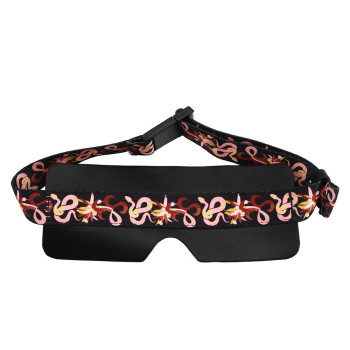 БДСМ-набір LOCKINK The Flowering Serpent Bondage Set, чорний, з малюнком у вигляді змій, 7 предметів