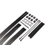 Набір для бондажу LOCKINK 8-Bondage-Straps Restraint Set, чорний 8 ременів з натуральної шкіри