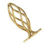 Металлическая анальная пробка LOCKINK SEVANDA Hollow Spiral Golden, L, золотистая, диаметр 3,9 см