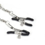 Затискачі для сосків із сердечком Liebe Seele Glow-in-dark Nipple Clamps Light Blue, світяться в темряві