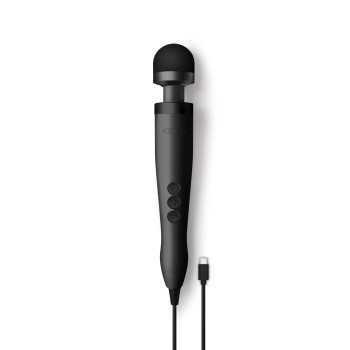 Вібромасажер DOXY3 USB-C Massager MATTE BLACK, кабель USB-C, регульована інтенсивність, компактний