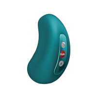 Вакуумный стимулятор с вибрацией Fun Factory Cherie Bottle Green, 11 + 12 режимов работы, перезаряжаемый