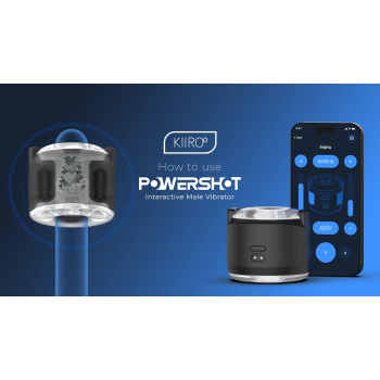 Інтерактивний мастурбатор 2в1 з вібрацією KIIROO PowerShot, компактний, 2 вібромотори