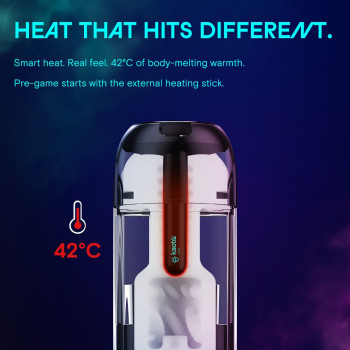 Смарт-мастурбатор Kaotik Labs The Shockwave, режим edging, імітація фрикцій