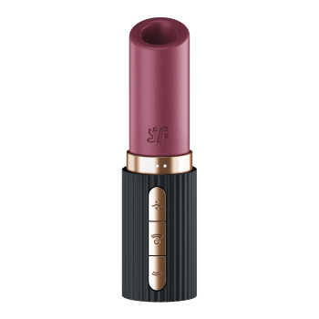 Вакуумный стимулятор Satisfyer Deep Kiss, магнитная технология 3D Air Pulse, 30 режимов, крышечка