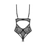 Тедді з доступом Obsessive Blomentis crotchless teddy, M/L, прозоре, відкрита спина, низ-стрінги